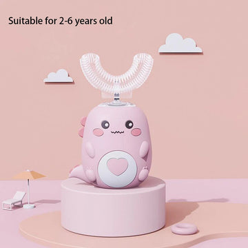 Kids U-Shaped Electric Toothbrush 360° Sonic Rechargeable