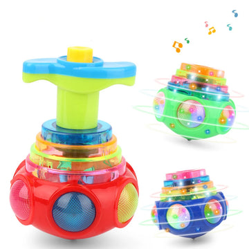 1Pc Random LED Music Gyroscope Toy – Outdoor Light Fun