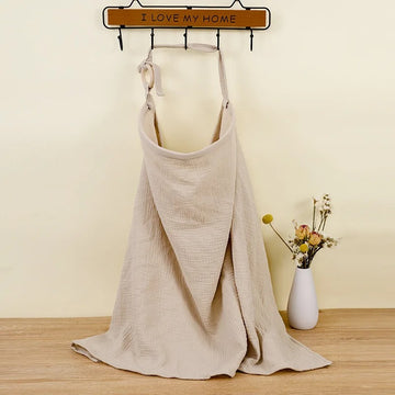 Breathable Cotton Nursing Cover | Baby Breastfeeding Blanket