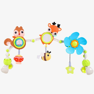 Baby Stroller Crib Mobile Toy – Musical Animal for Newborns