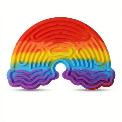 Silicone Sensory Activity Board with 11 Tactile Strips