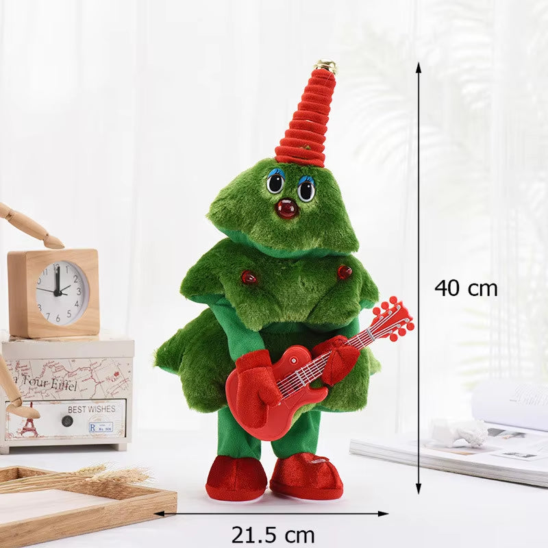 Dancing & Singing Christmas Tree Plush Toy - Fun Holiday Gift