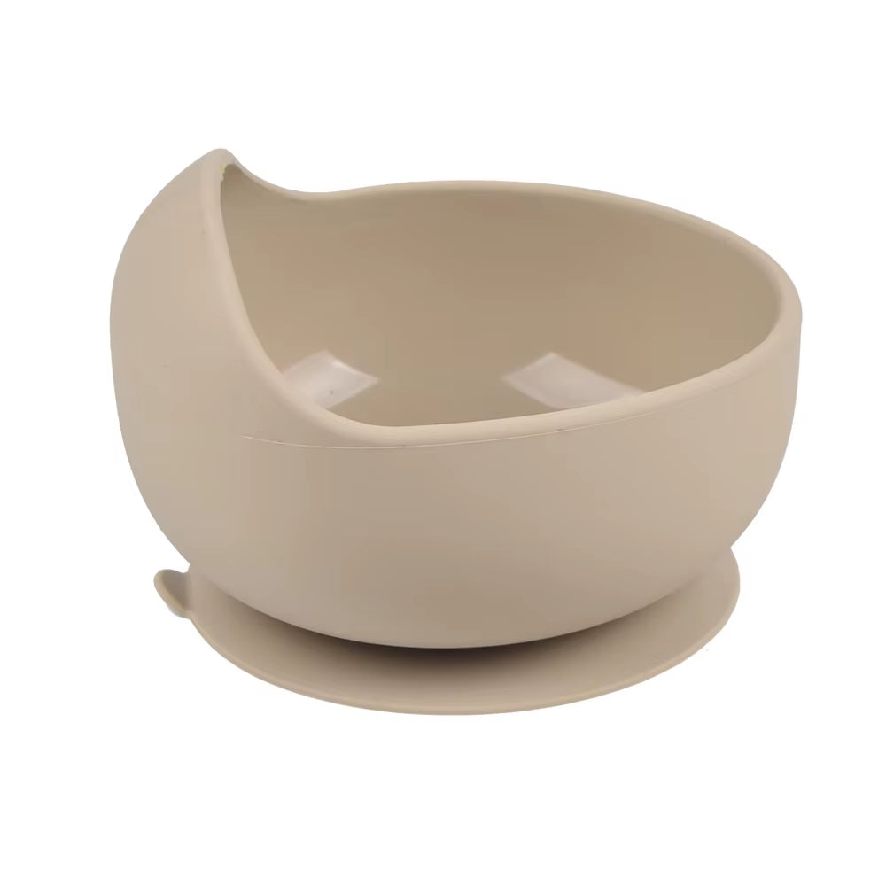 28Colors Baby Silicone Suction Bowls for Kids Waterproof Baby Feeding Tableware Spoon Children Dishes Kitchenware Infant Plates