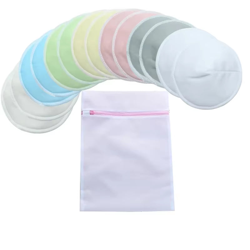 4 Pairs High Quality Reusable Nursing Pads Pregnant Women Skin Friendly Postpartum Washable Breast Pads Breastfeeding Accessory