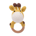 Baby Crochet Animal Rattle Toy, Crib Comfort Doll