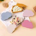 TYRY HU BPA Free Kids Silicone Food Storage Box Solid Color Baby Snack Cup Portable Children Snacks Container with Lid