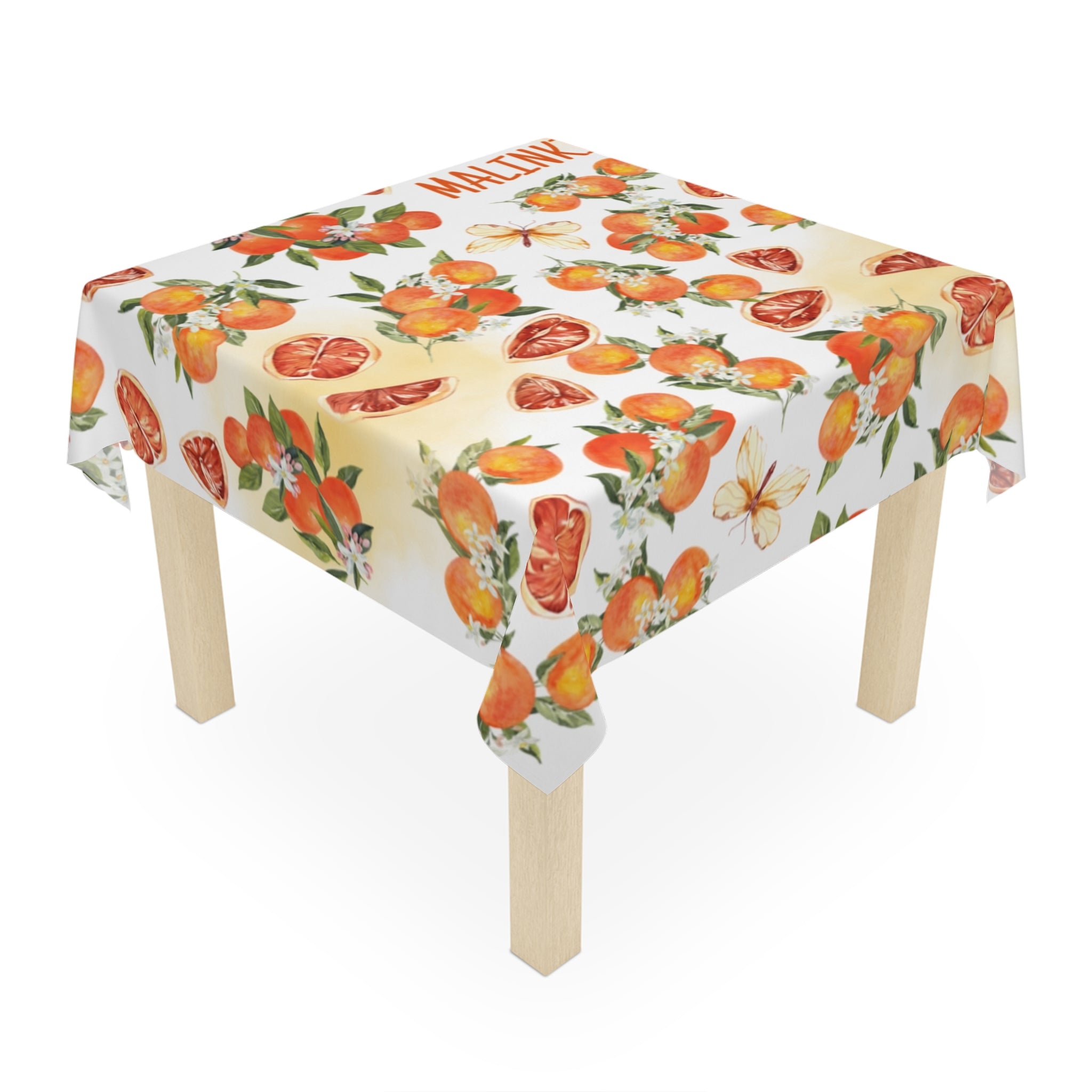Citrus Floral Tablecloth - Perfect for Spring Gatherings and Celebrations