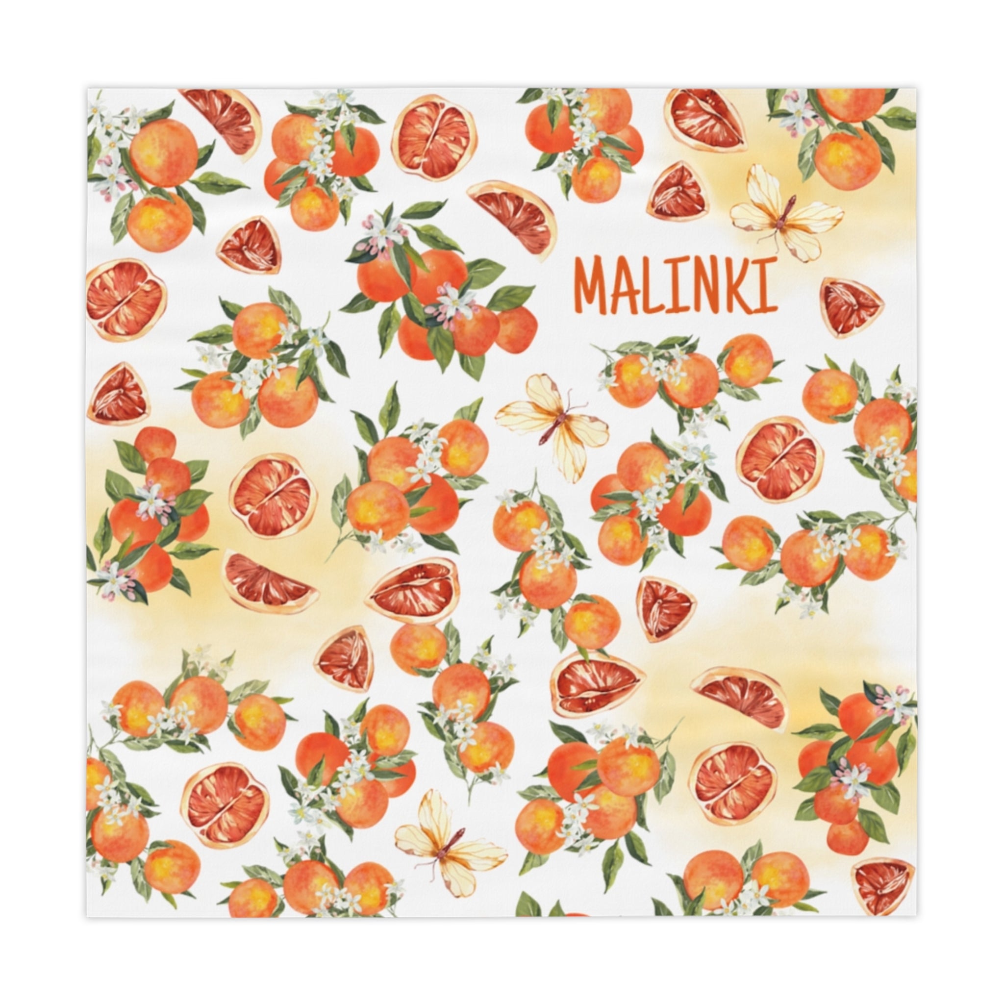 Citrus Floral Tablecloth - Perfect for Spring Gatherings and Celebrations