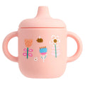 1PCS Cartoon Silicone Baby Feeding Cup BPA Free Leak Proof Training Cup with Handle Travel Friendly Dishwasher Safe Baby Stuff