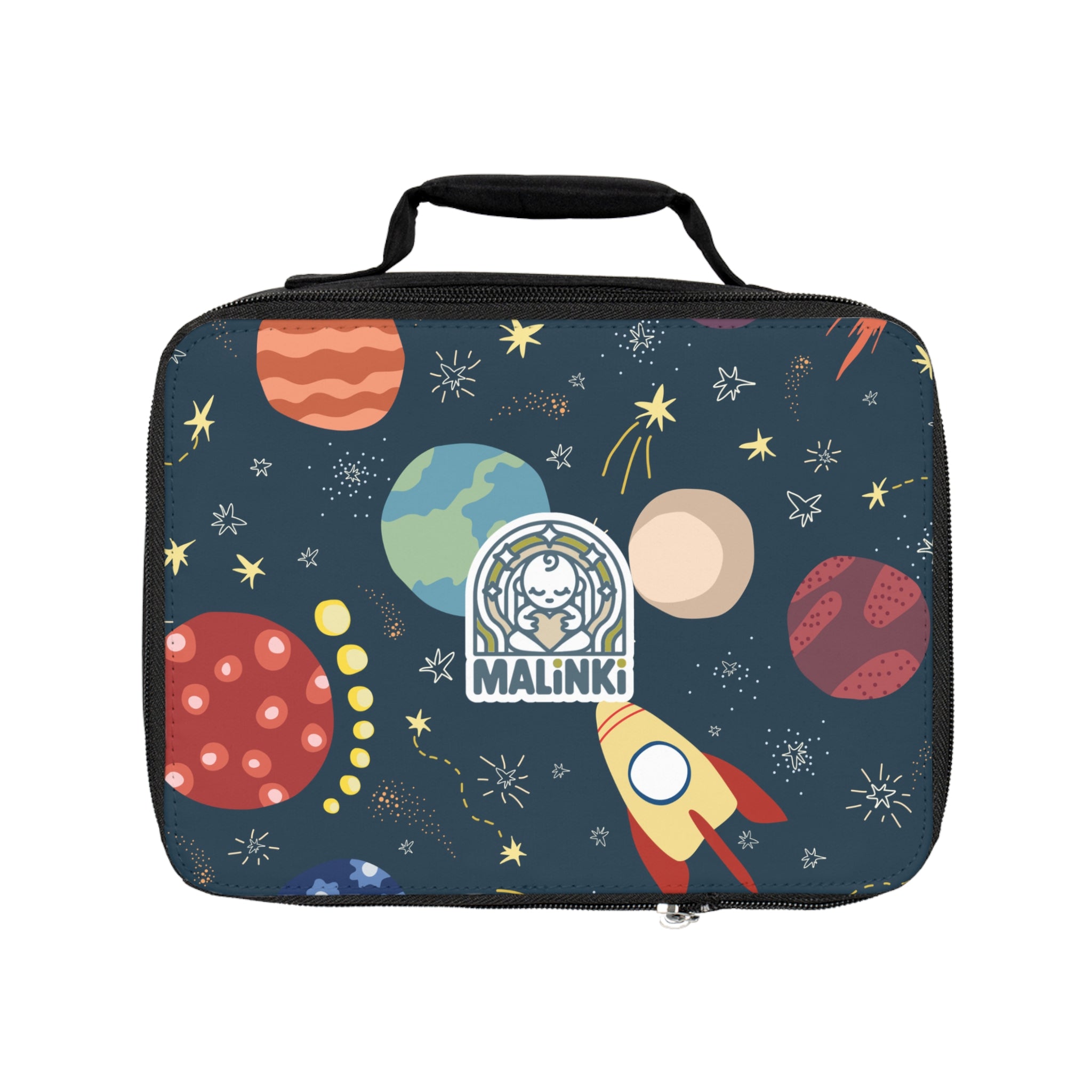 Lunch Bag - 'Space' - Fun Space Theme for School & Picnics