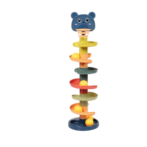 Rolling Ball Toy for Baby Development & Stacking