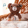 Baby Crochet Animal Rattle Toy, Crib Comfort Doll