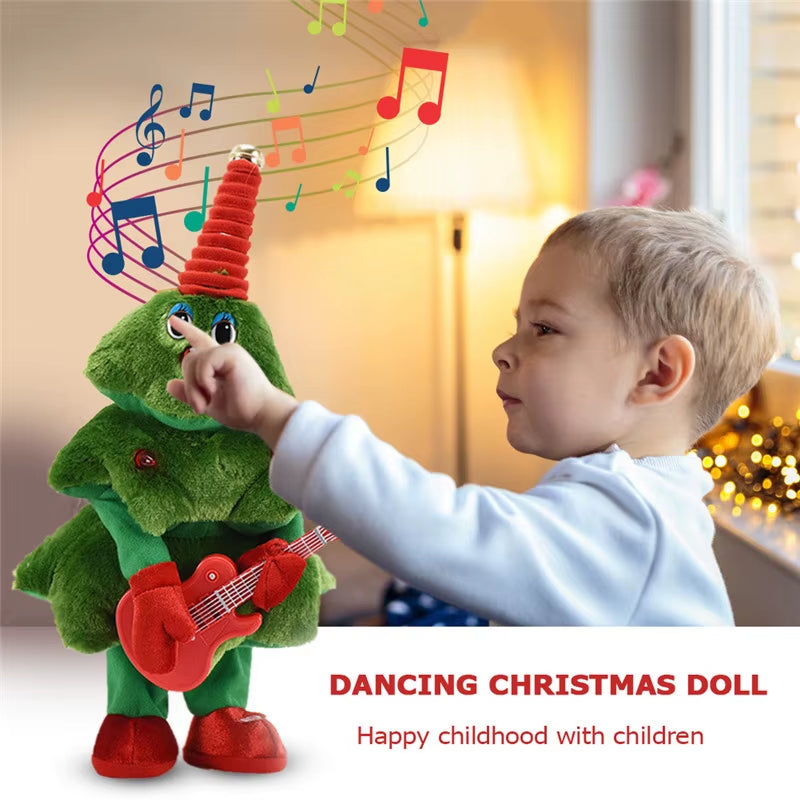 Dancing & Singing Christmas Tree Plush Toy - Fun Holiday Gift