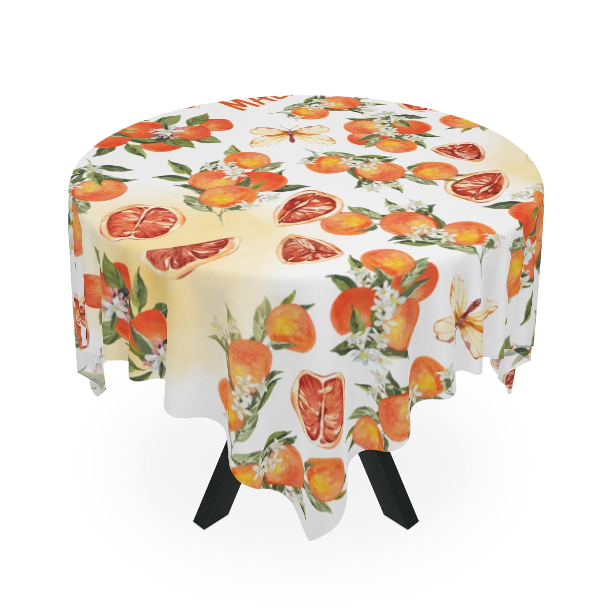 Citrus Floral Tablecloth - Perfect for Spring Gatherings and Celebrations