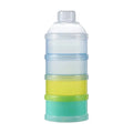 Baby Feeding Portable 4 Layer Milk Powder Storage Box Fruit Snacks Candy Food Container