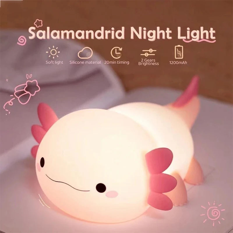Silicone Night Light Nursery Lamp with Touch Control