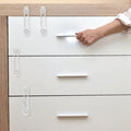 3/5Pcs Multi-Functional Baby Child Safety Lock Drawer Refrigerator Locktransparent Anti-Opening Soft Strap Safety Lock
