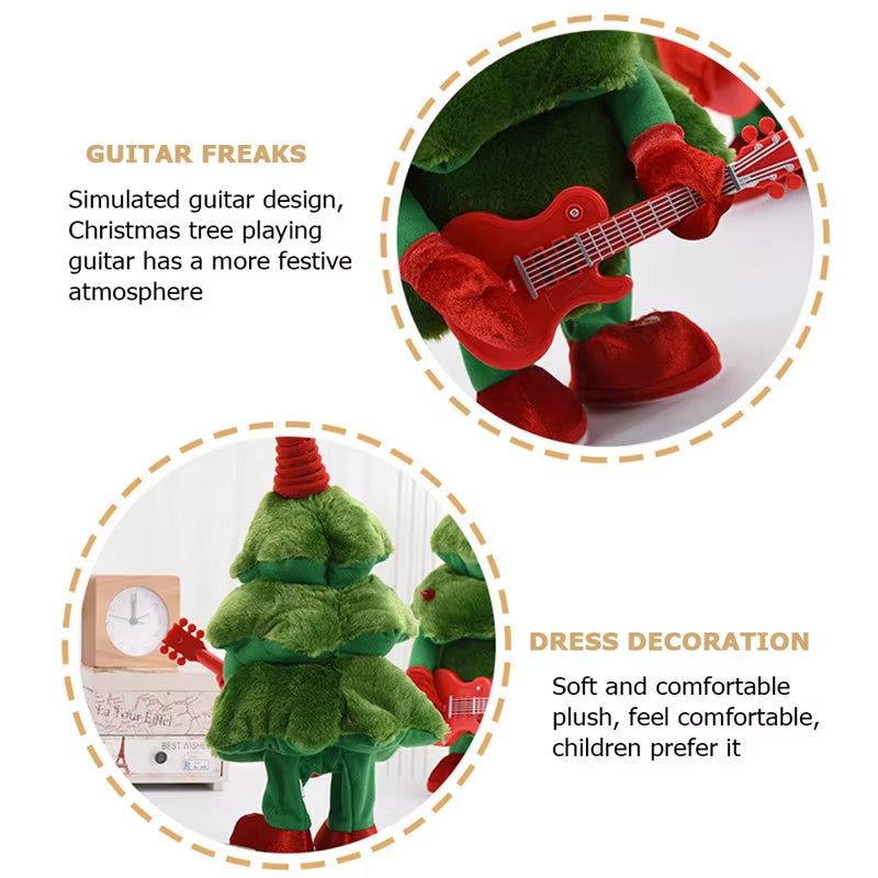 Dancing & Singing Christmas Tree Plush Toy - Fun Holiday Gift