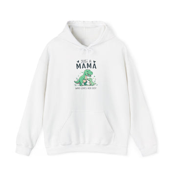 Mama Dinosaur Hoodie – "Just a Mama Who Loves Her Boy" Cute Mom Gift