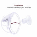 5 Size Breast Milk Pump Flange Inserts Breast Shield Converter Practical Breast Pump Replacement 13Mm 15Mm 17Mm 19Mm 21Mm