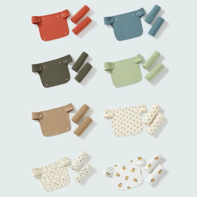 Baby Waist Stool Drool Bib Softcotton Teething Pad Newborn Infants Saliva Towel Multifunction Baby Carrier Baby Strap