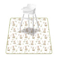 Elinfant 1 Pc Baby High Chair Splat Mat Portable Baby Dining Chair Mat Waterproof Spill Mat Anti-Slip Floor Protector Splash Mat