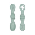 Baby Spoon Fork Set Food Grade Silicone Sticky Spoon Children Cutlery Training Spoon Feeding Tableware Soft Kitchen Accessories