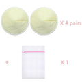 4 Pairs High Quality Reusable Nursing Pads Pregnant Women Skin Friendly Postpartum Washable Breast Pads Breastfeeding Accessory