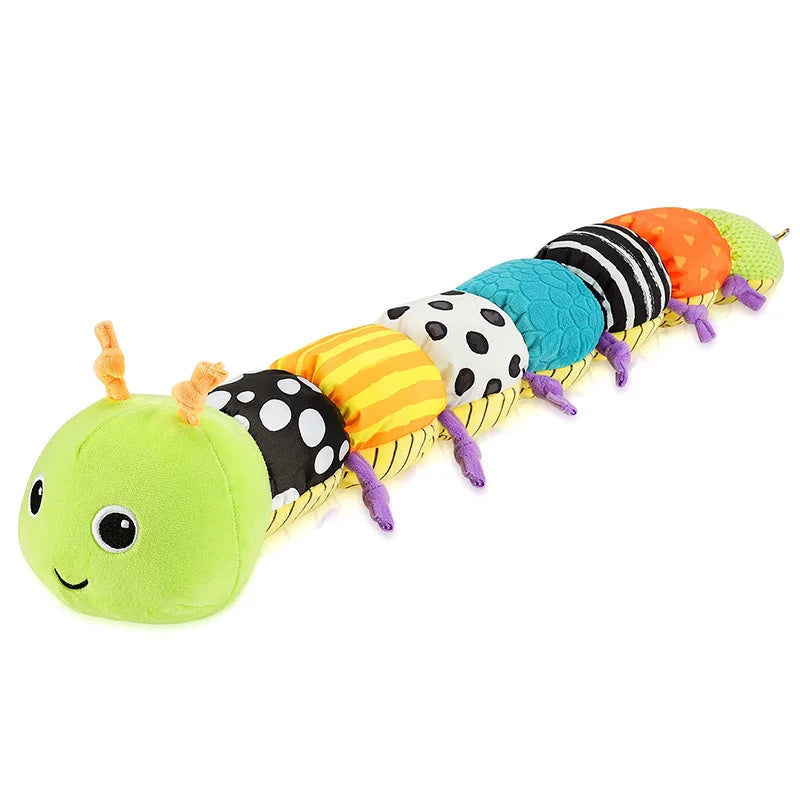 Baby Rattle Musical Caterpillar Plush Toy for Newborns & Toddlers