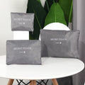 6 Pcs Travel Clothes Storage Bags Set Portable Luggage Organizer Suitcase Pouch Pouch Packing Cube for Shoes Packing Clothes