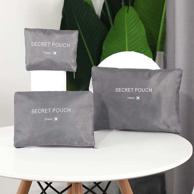 6 Pcs Travel Clothes Storage Bags Set Portable Luggage Organizer Suitcase Pouch Pouch Packing Cube for Shoes Packing Clothes