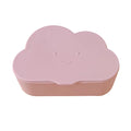 TYRY HU BPA Free Kids Silicone Food Storage Box Solid Color Baby Snack Cup Portable Children Snacks Container with Lid