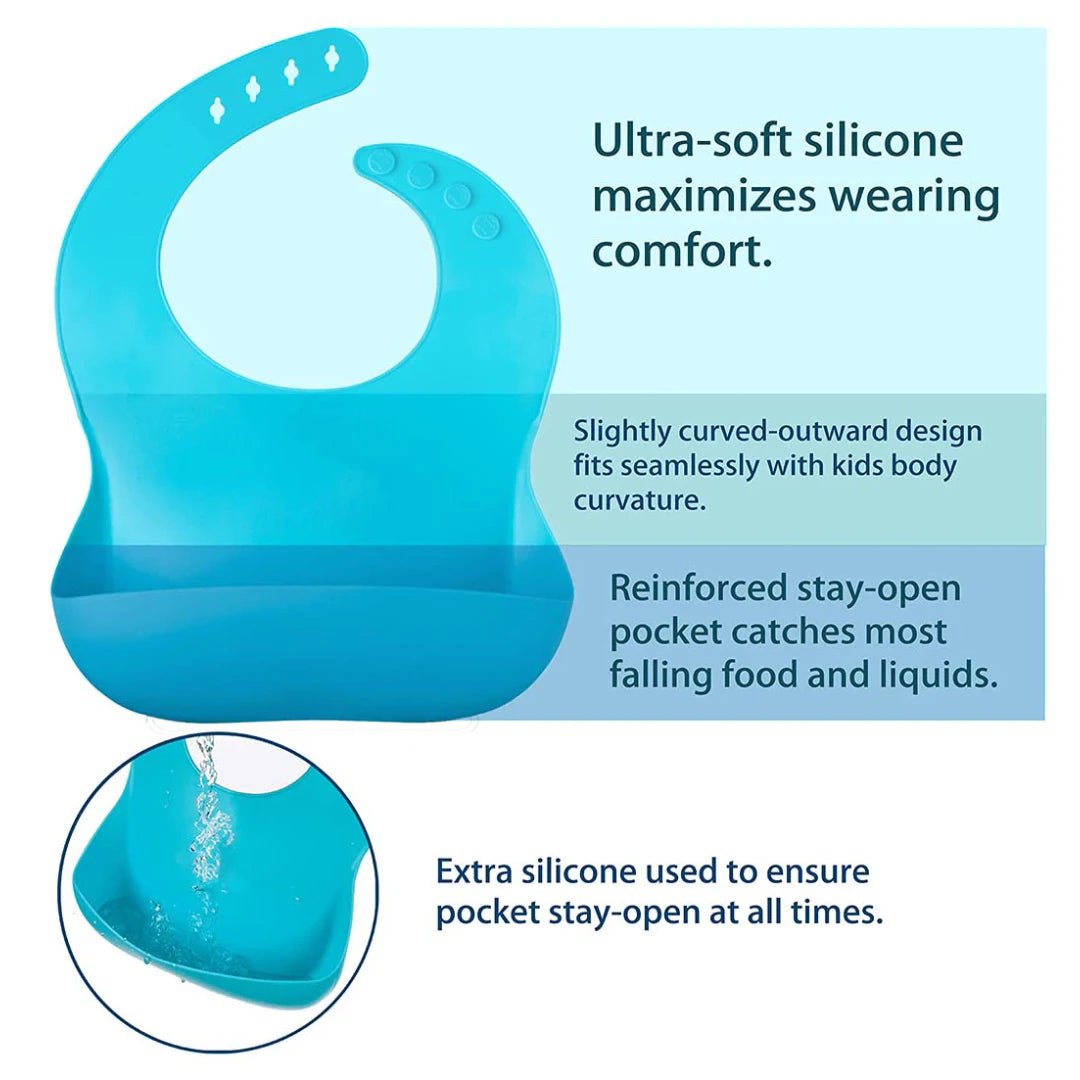 Waterproof Silicone Baby Bib