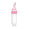 Silicone Baby Food Feeder & Dispensing Spoon with Suction Cup