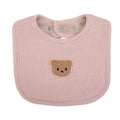 Cute Bear Muslin Cotton Baby Bibs Saliva Towel U-Absorbent Pockets Korean Children Kids Boys Girls Bandanas Feeding Burp Clothes