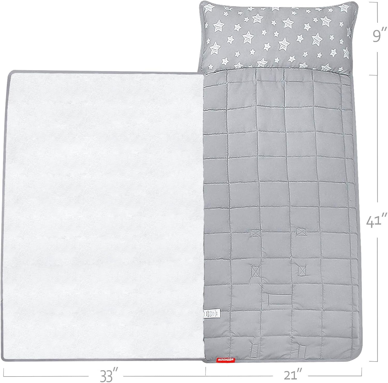 Toddler Nap Mat,Toddler Sleeping Bag with Pillow