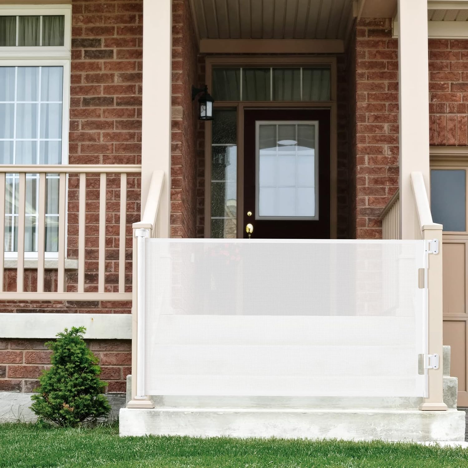 Baby Gate Retractable Gates for Stairs, Mesh Dog Gate for the House