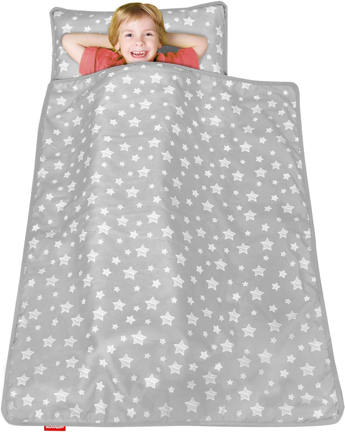 Toddler Nap Mat,Toddler Sleeping Bag with Pillow