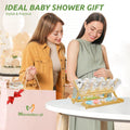 Baby Bottle Drying Rack Foldable Vertical Bamboo Bottle Accessories Organizer