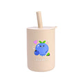 TYRY.HU 1PCS Baby Silicone Sippy Cup with Lid Portable Drinking Cup Children'S Anti-Leak Feeding Cup Food Grade Silicone 150ML