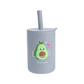 TYRY.HU 1PCS Baby Silicone Sippy Cup with Lid Portable Drinking Cup Children'S Anti-Leak Feeding Cup Food Grade Silicone 150ML