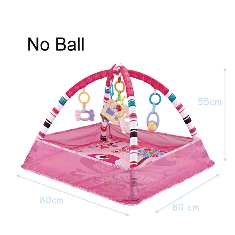 Kids Activity Play Mat Rack Educational Fitness Gym for Infants