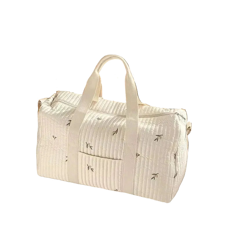 New Embroidered Mom Bag Storage Bag Large Capacity Mommy Travel Bag Fashion Multi-Functional Handbag Lightweight Diagonal