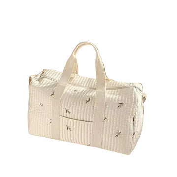 New Embroidered Mom Bag Storage Bag Large Capacity Mommy Travel Bag Fashion Multi-Functional Handbag Lightweight Diagonal