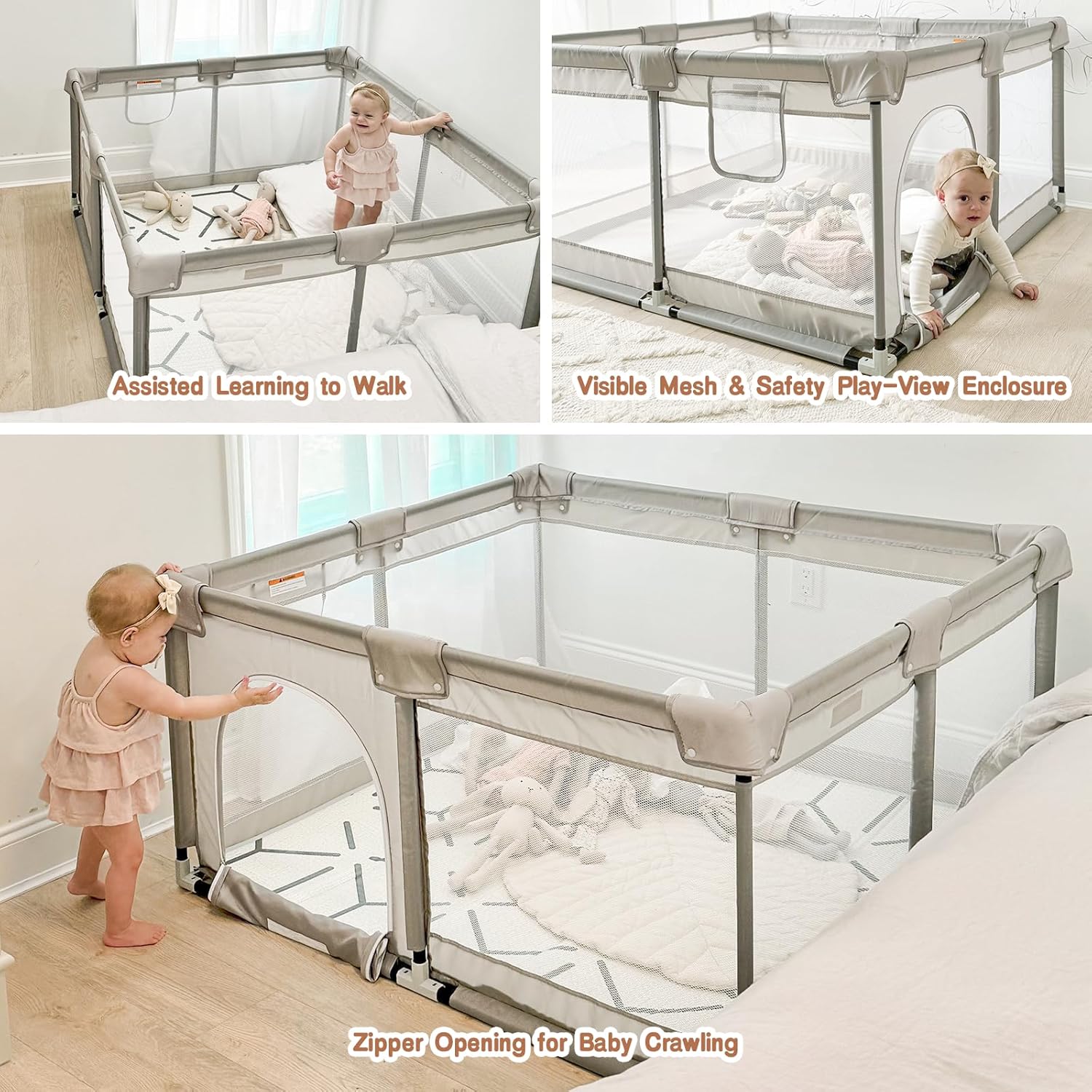 Play Pen for Kids, Play Pens for Babies and Toddlers for Apartment