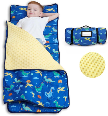 Toddler Nap Mat with Pillow and Blanket, Extra Large