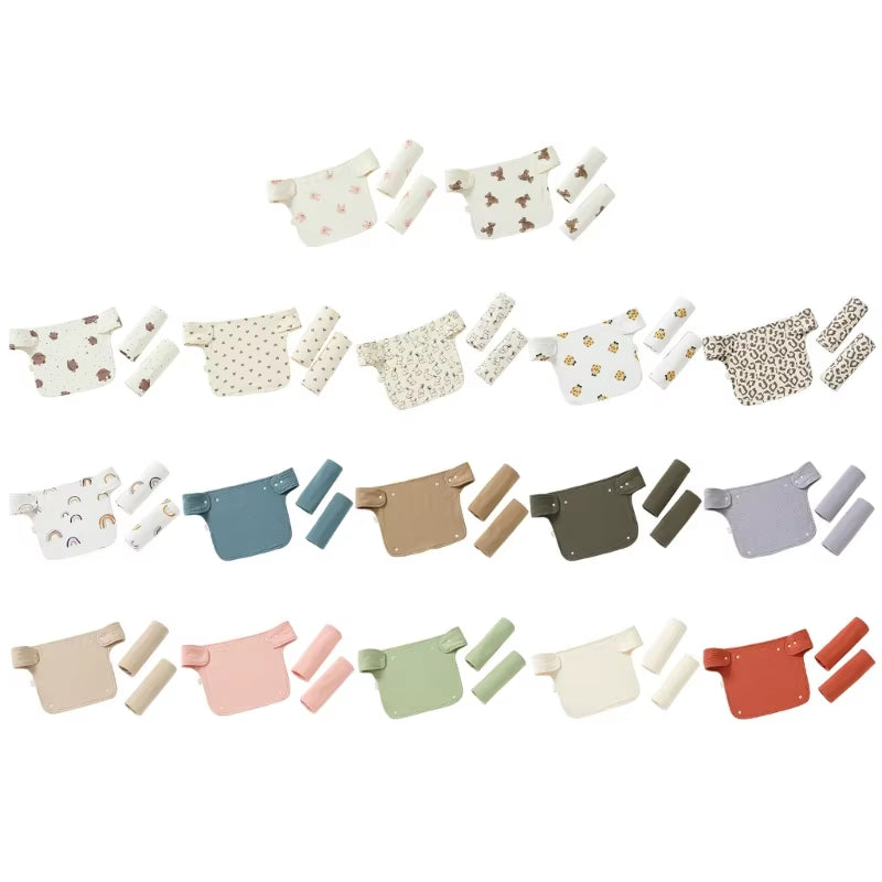 Baby Waist Stool Drool Bib Softcotton Teething Pad Newborn Infants Saliva Towel Multifunction Baby Carrier Baby Strap