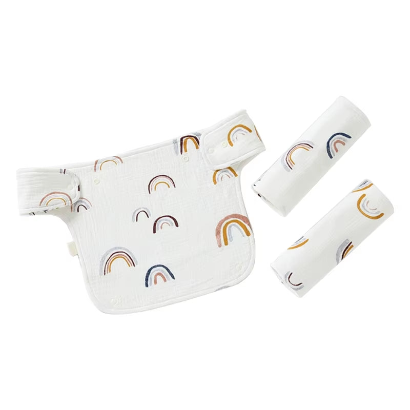 Baby Waist Stool Drool Bib Softcotton Teething Pad Newborn Infants Saliva Towel Multifunction Baby Carrier Baby Strap