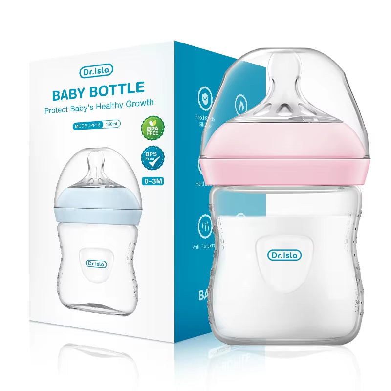 150/240/330ML Baby PP Bottle Newborn Baby Bottle with Handle Milk Bottlefeeding Baby Bottles Newborn Feeding Supplies Bpa-Free