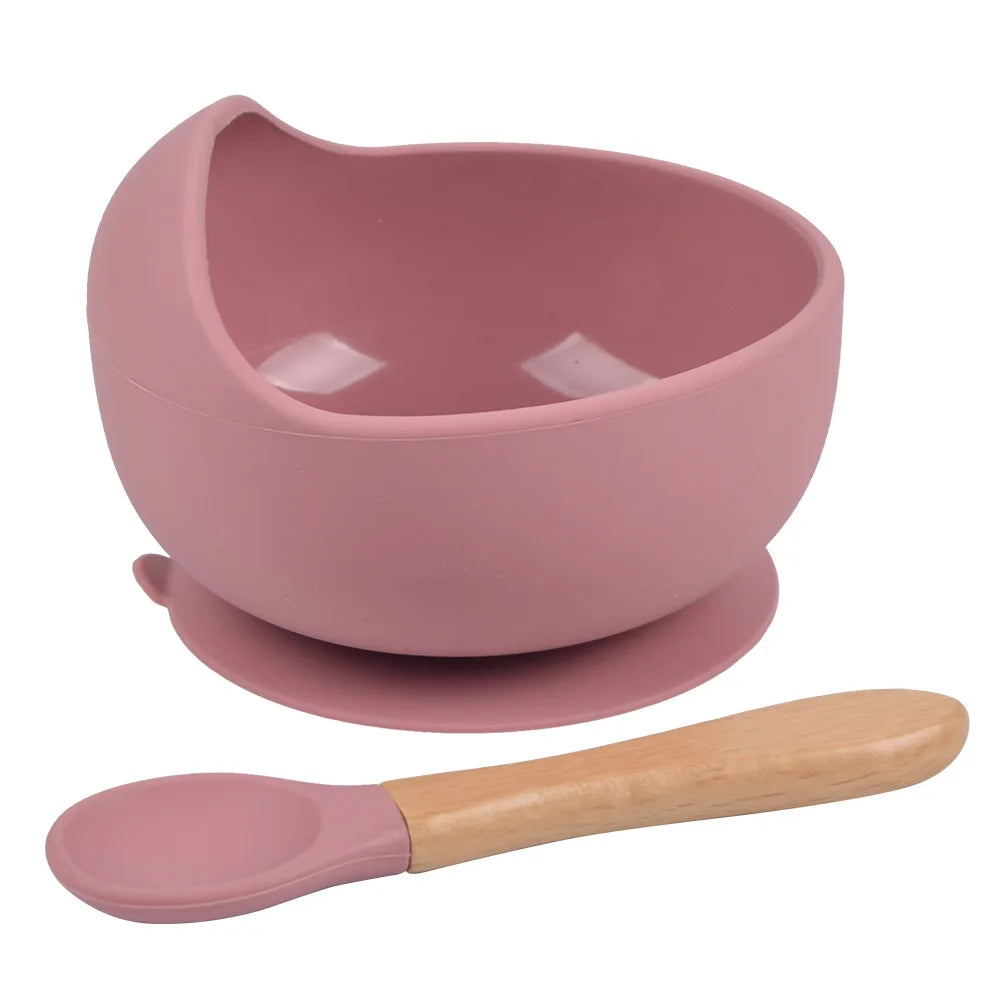 Kids Cup Silicone Food Storage Box Solid Color Baby Sippy Cup Portable Children Snacks Container with Lid Scale BPA Free 200Ml
